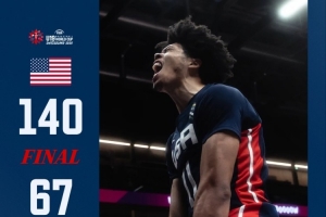 开云体育官网-统治力美国U19男篮73分狂胜约旦 单场31断等数据刷新赛事纪录