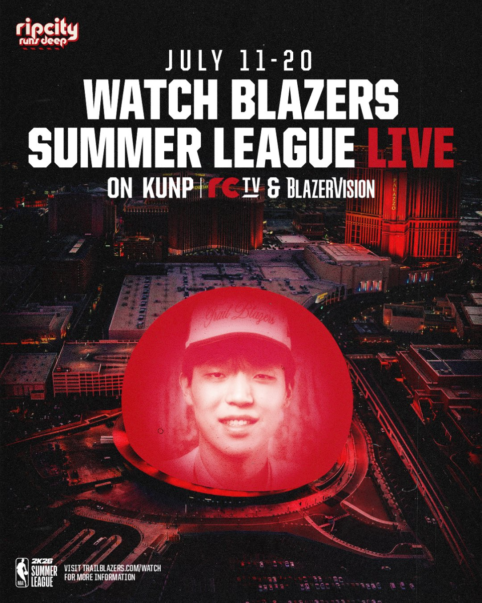 开拓者13人夏联阵容出炉！杨瀚森再登封面成最大看点 克林根缺阵